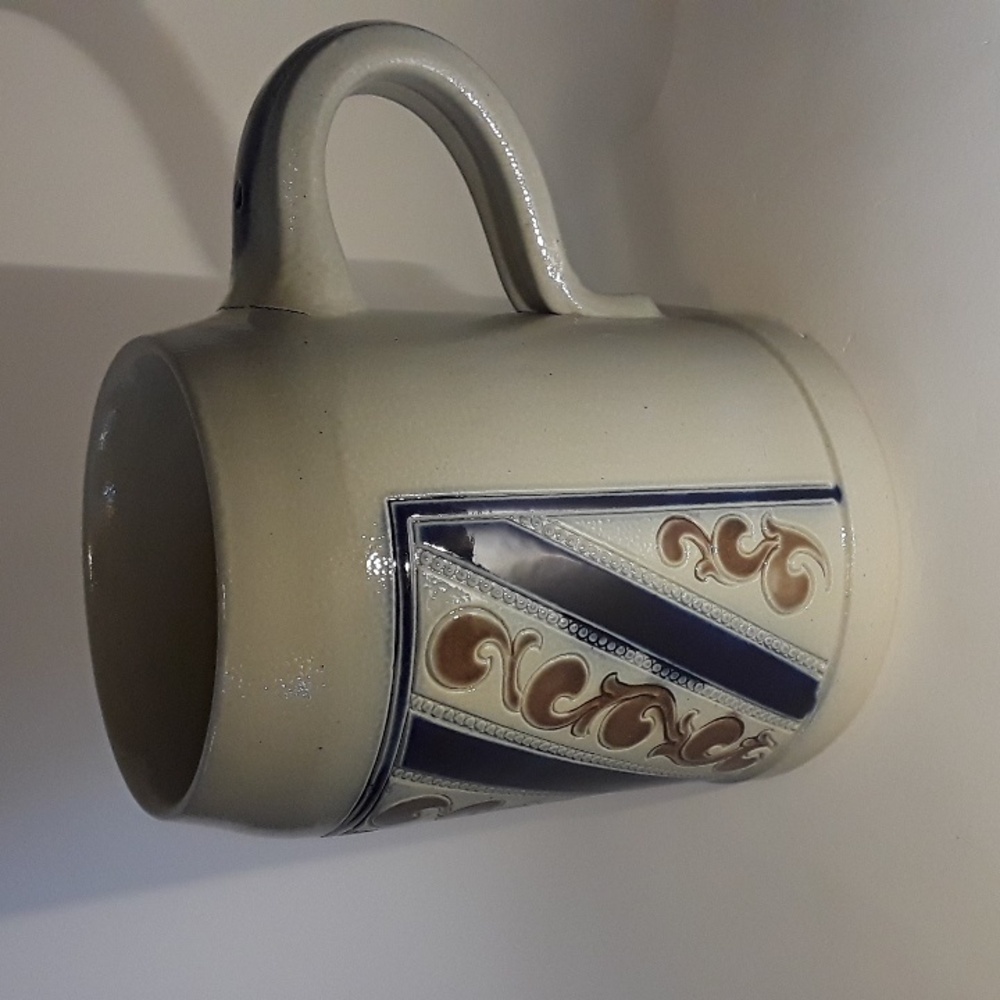 Goebel Beer Mug, Missing Top, Merkelbach Salzglasur, Collectible, Salt Glazed